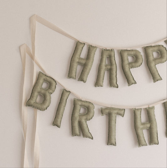 *Storybook Sage* Handmade Birthday Garland
