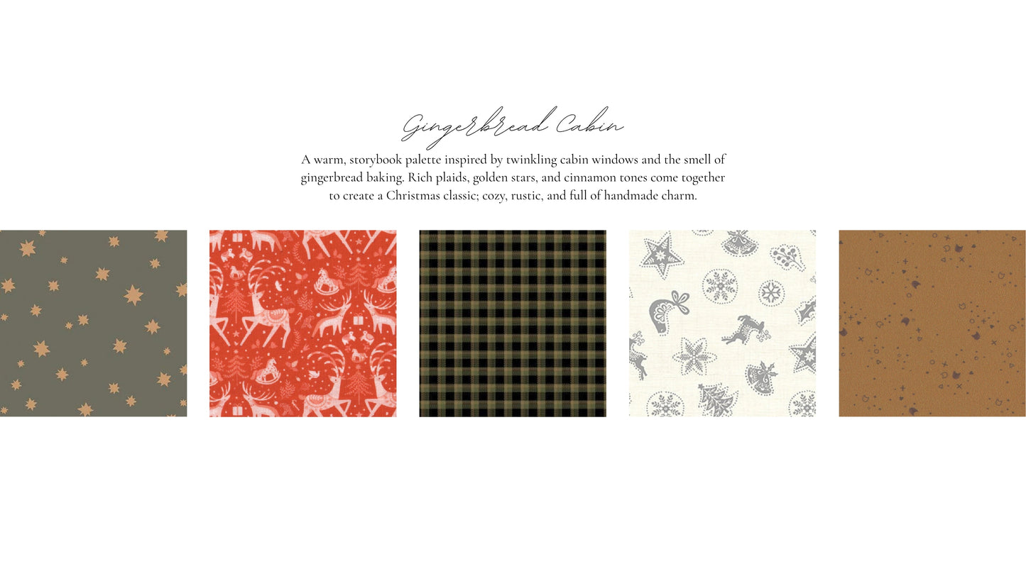 *Gingerbread Cabin* Handmade Merry Christmas Garland