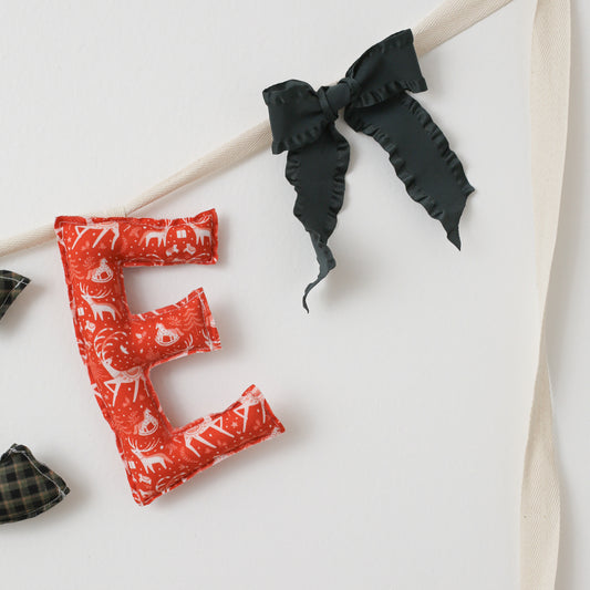 *Gingerbread Cabin* Handmade Peace Garland