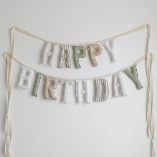 **Mosswood Morning** Custom Handmade Name Garland