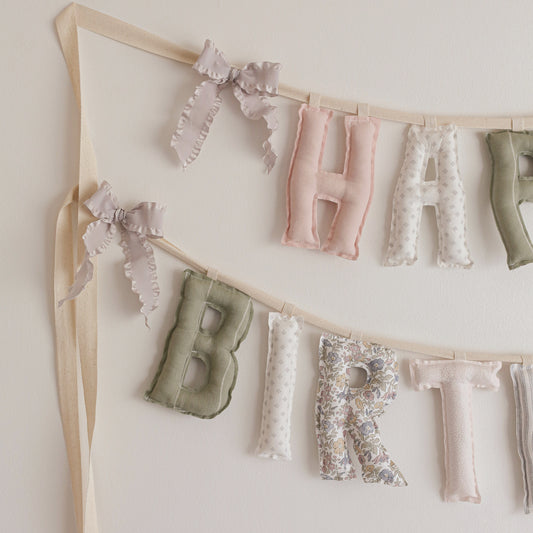 Blush & Olive | Happy Birthday Garland