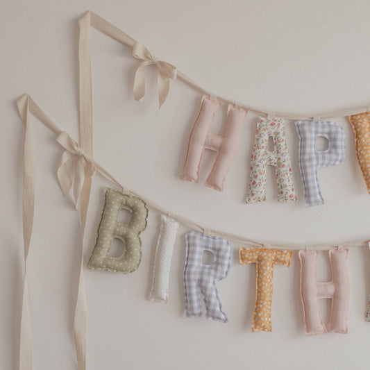 Garden Party | Happy Birthday Garland