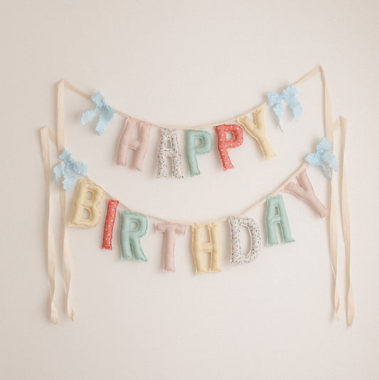 **Picnic in the Park** Custom Handmade Name Garland