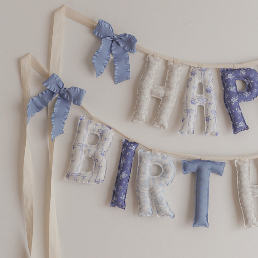 Something Blue | Happy Birthday Garland