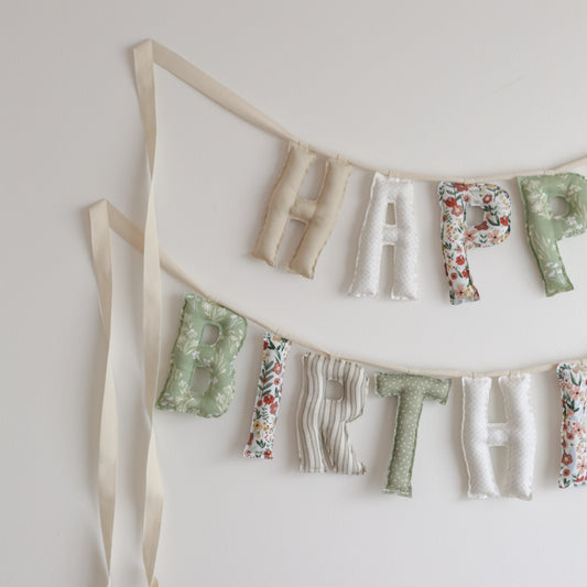 *Wildflower Grove* Handmade Birthday Garland