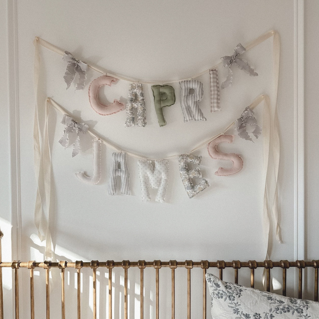 Personalized Letter Name Garlands
