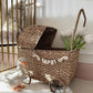 Little felt name garland styled on a baby stroller