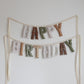 *Rustic Retreat* Happy Birthday Garland