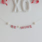 *Be Mine* Primrose and White Little Valentines Garland