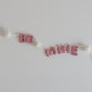 *Be Mine* Primrose and White Little Valentines Garland