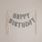 *Vintage Blue* Handmade Birthday Garland