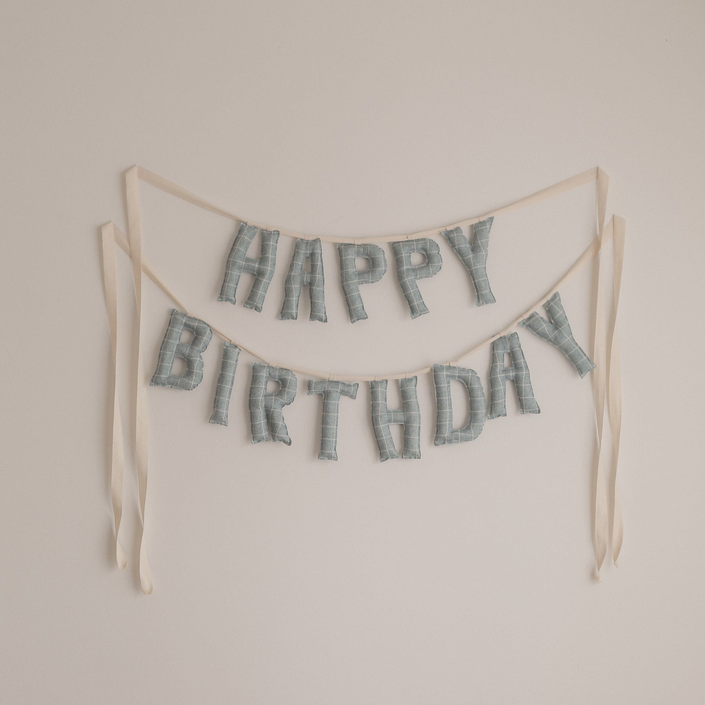 *Vintage Blue* Handmade Birthday Garland