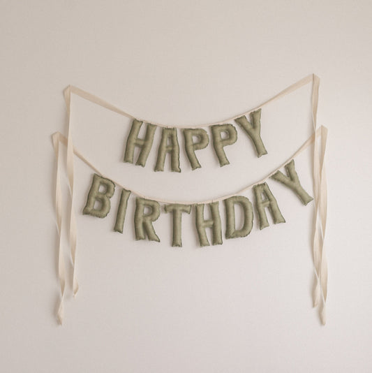 *Storybook Sage* Handmade Birthday Garland