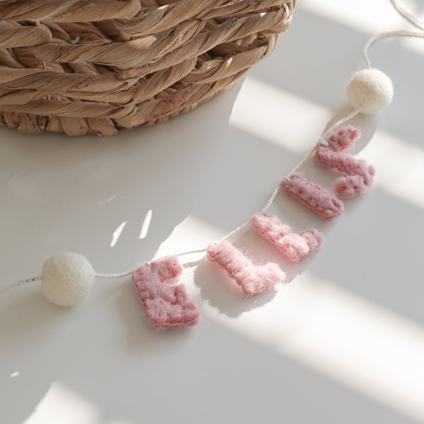 Personalized Little Felt Garland