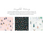 *Snowglobe Morning* Handmade Joy Garland