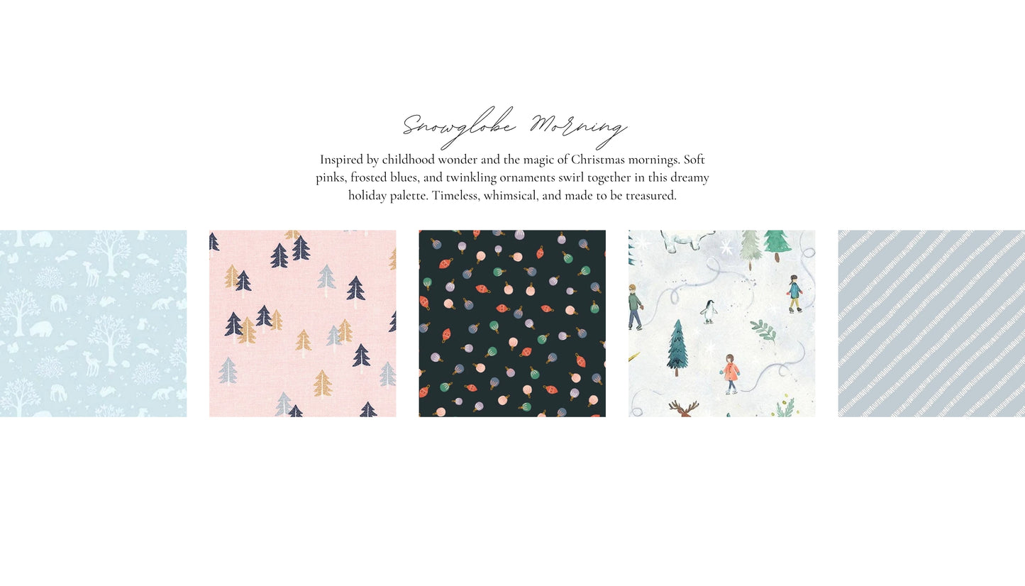 *Snowglobe Morning* Handmade Joy Garland