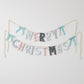 *Snowglobe Morning* Handmade Merry Christmas Garland