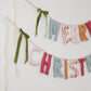 *Clementine Christmas* Handmade Merry Christmas Garland