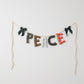 *Gingerbread Cabin* Handmade Peace Garland
