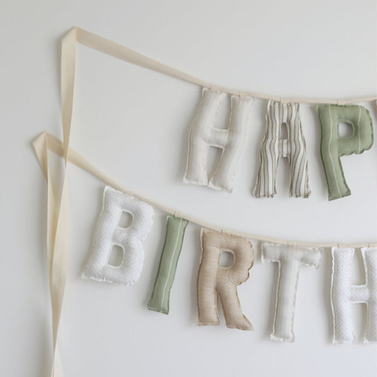 *Mosswood Morning* Handmade Birthday Garland