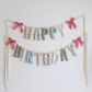 *Whispering Blooms* Handmade Birthday Garland