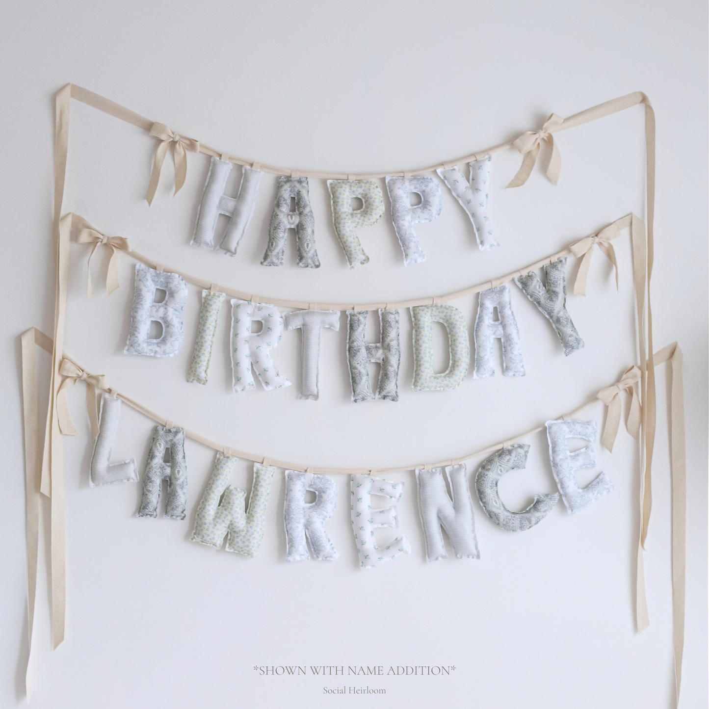 *Timeless Harmony* Handmade Birthday Garland