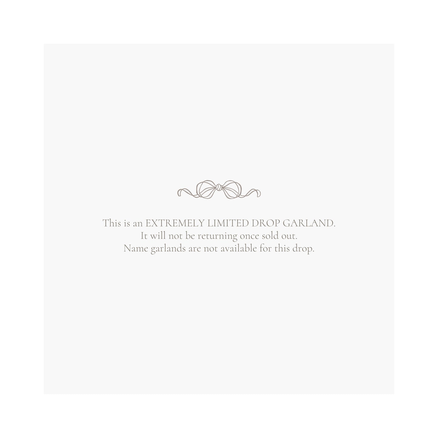 *Honeyfield* Handmade Birthday Garland [LIMITED EDITION]