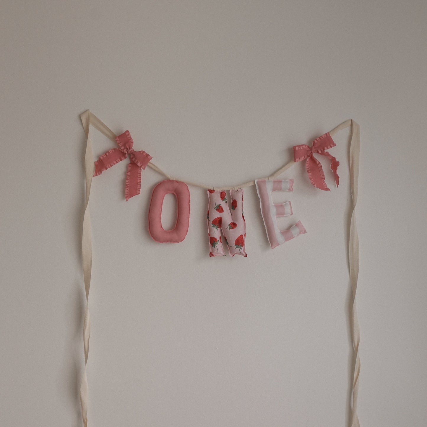 **Berry Sweet** Custom Handmade Name Garland