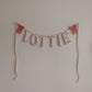 **Blushwood Tale** Custom Handmade Name Garland
