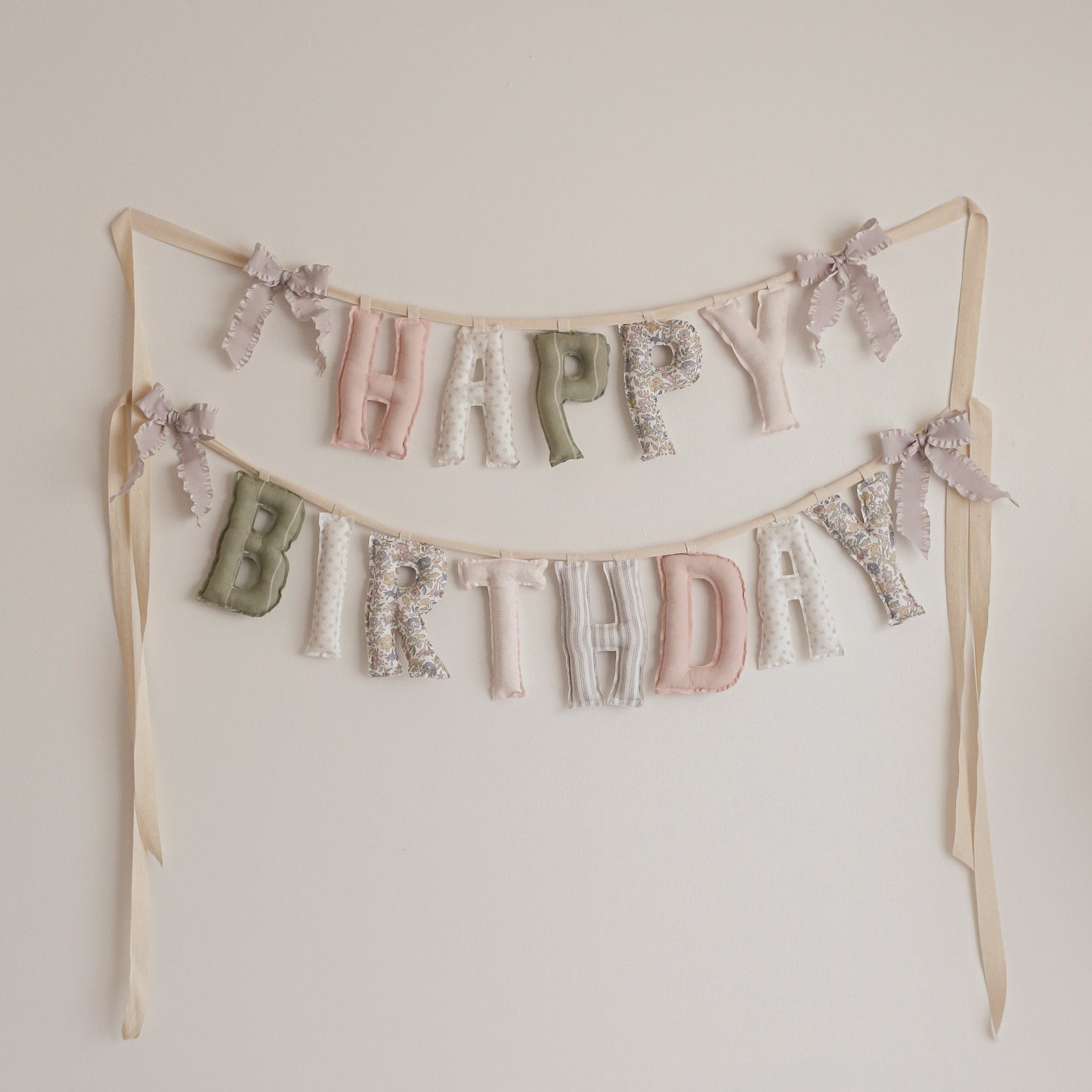 Blush & Olive | Happy Birthday Garland