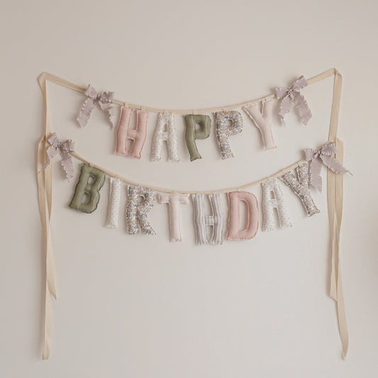 Blush & Olive | Happy Birthday Garland