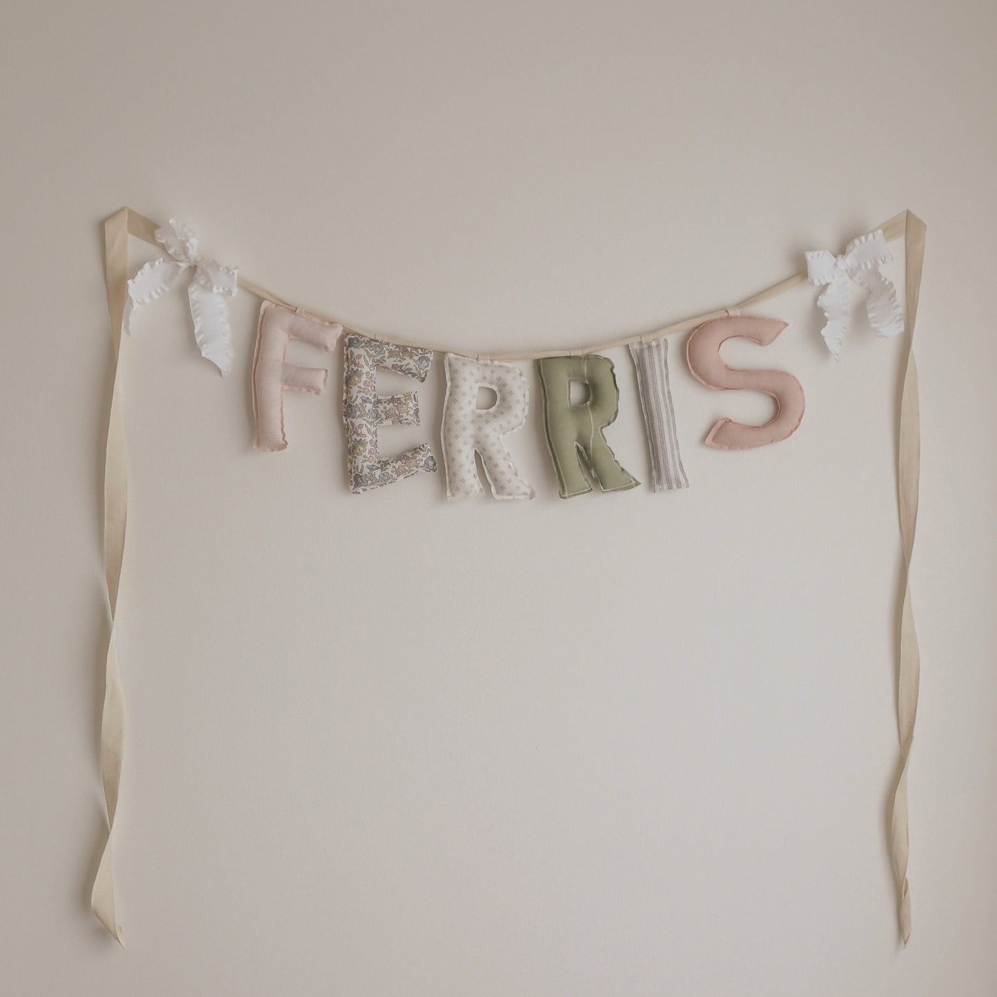 Blush & Olive | Personalized Name Garland