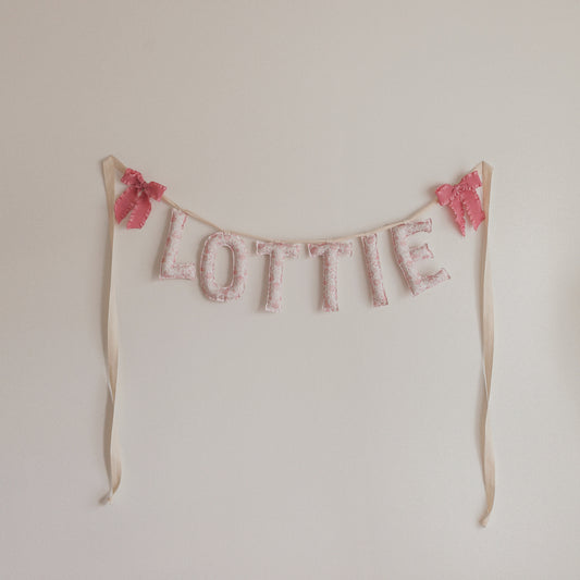 Blushwood Tale | Personalized Name Garland