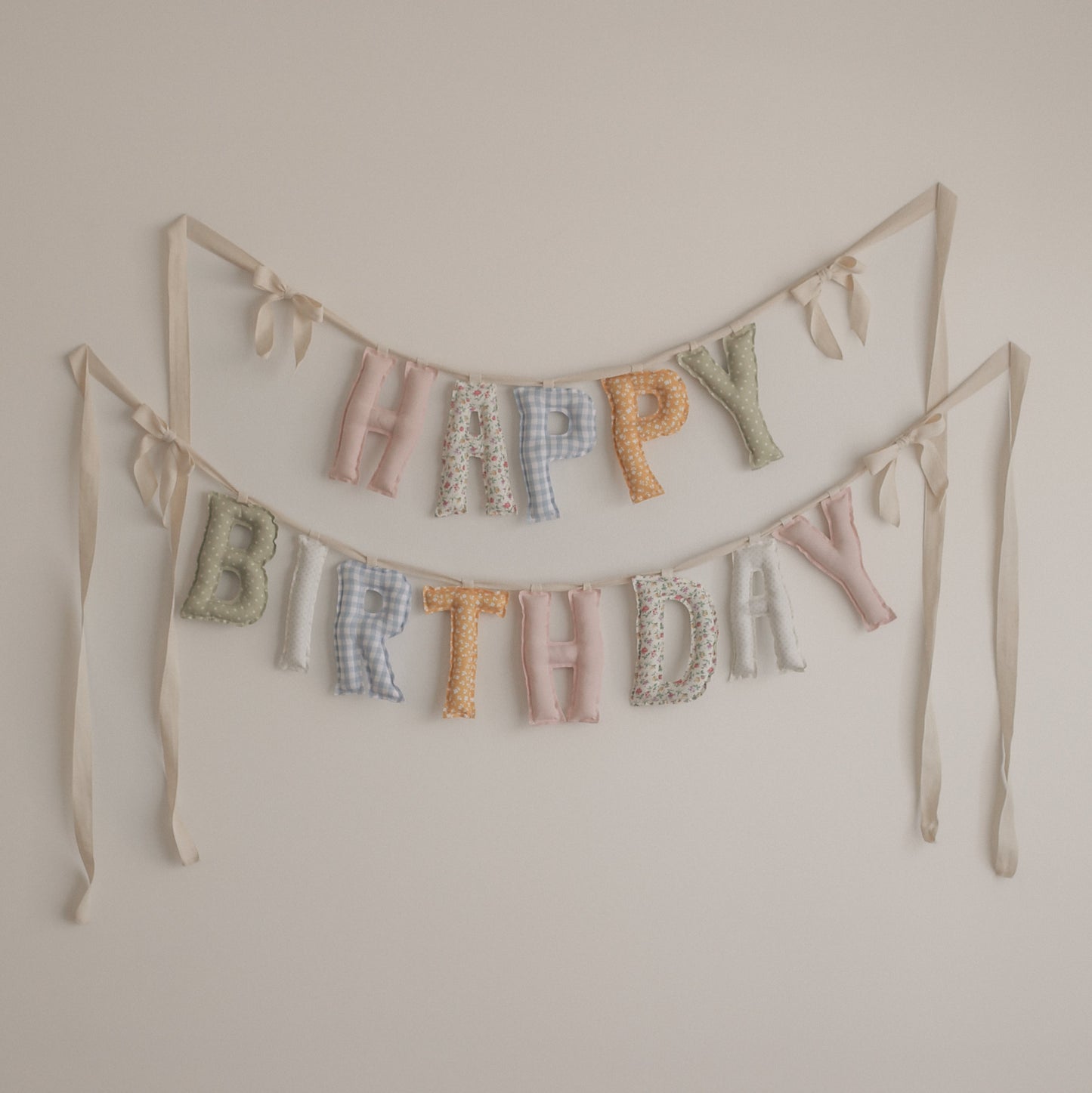 *Garden Party* Handmade Birthday Garland