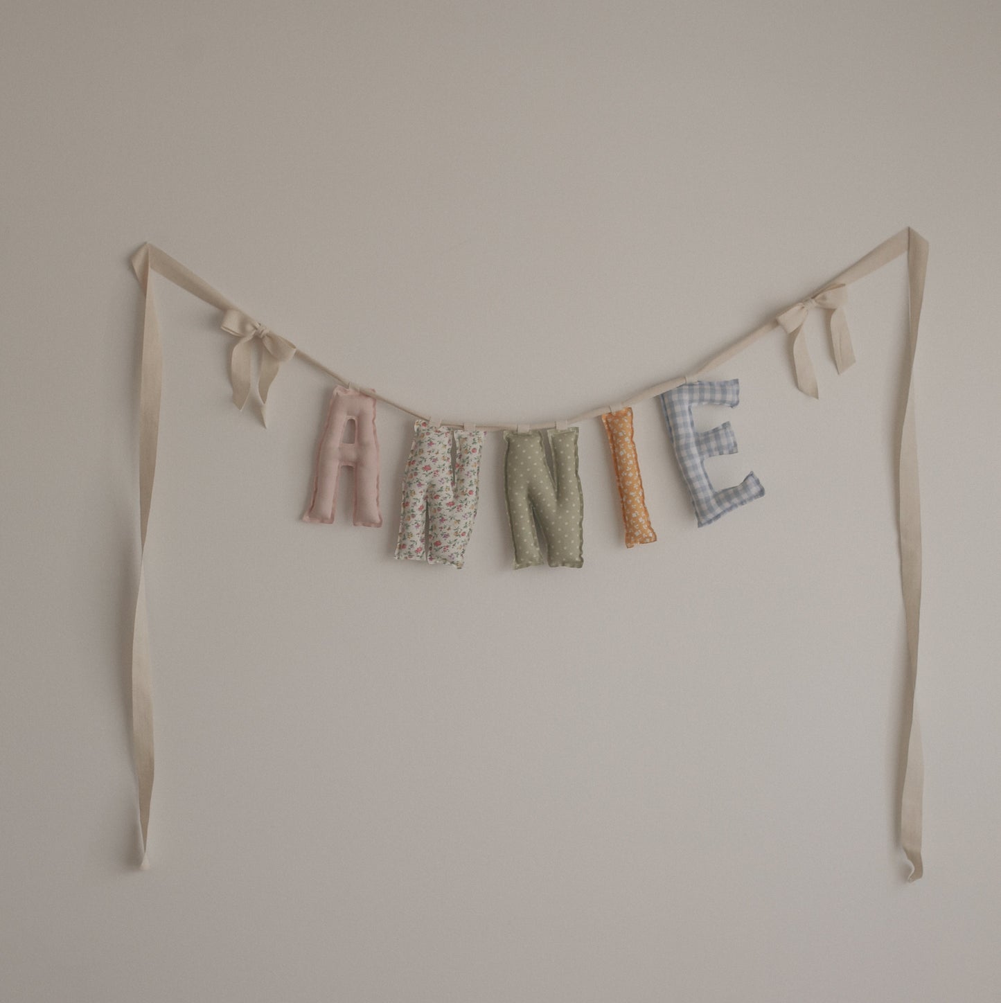 **Garden Party** Custom Handmade Name Garland