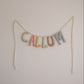 **After School Club** Custom Handmade Name Garland