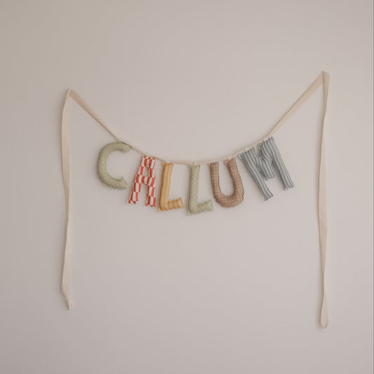 **After School Club** Custom Handmade Name Garland