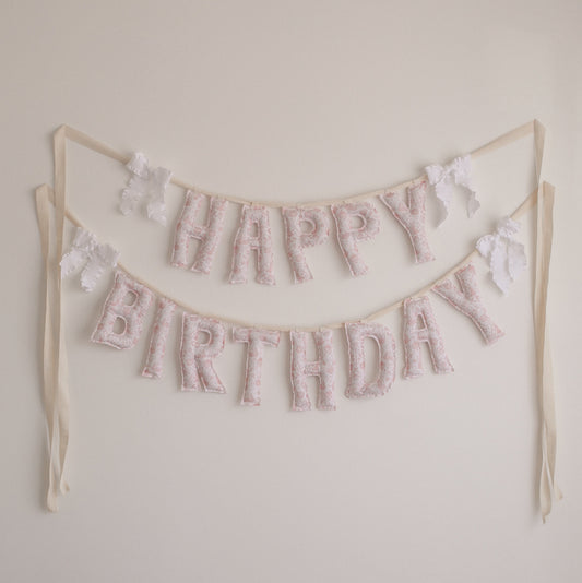 *Blushwood Tale* Handmade Birthday Garland