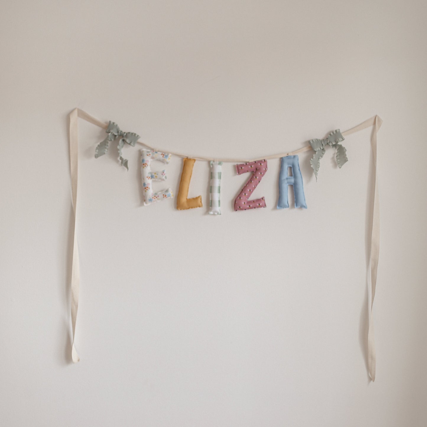**Big Day Parade** Custom Handmade Name Garland