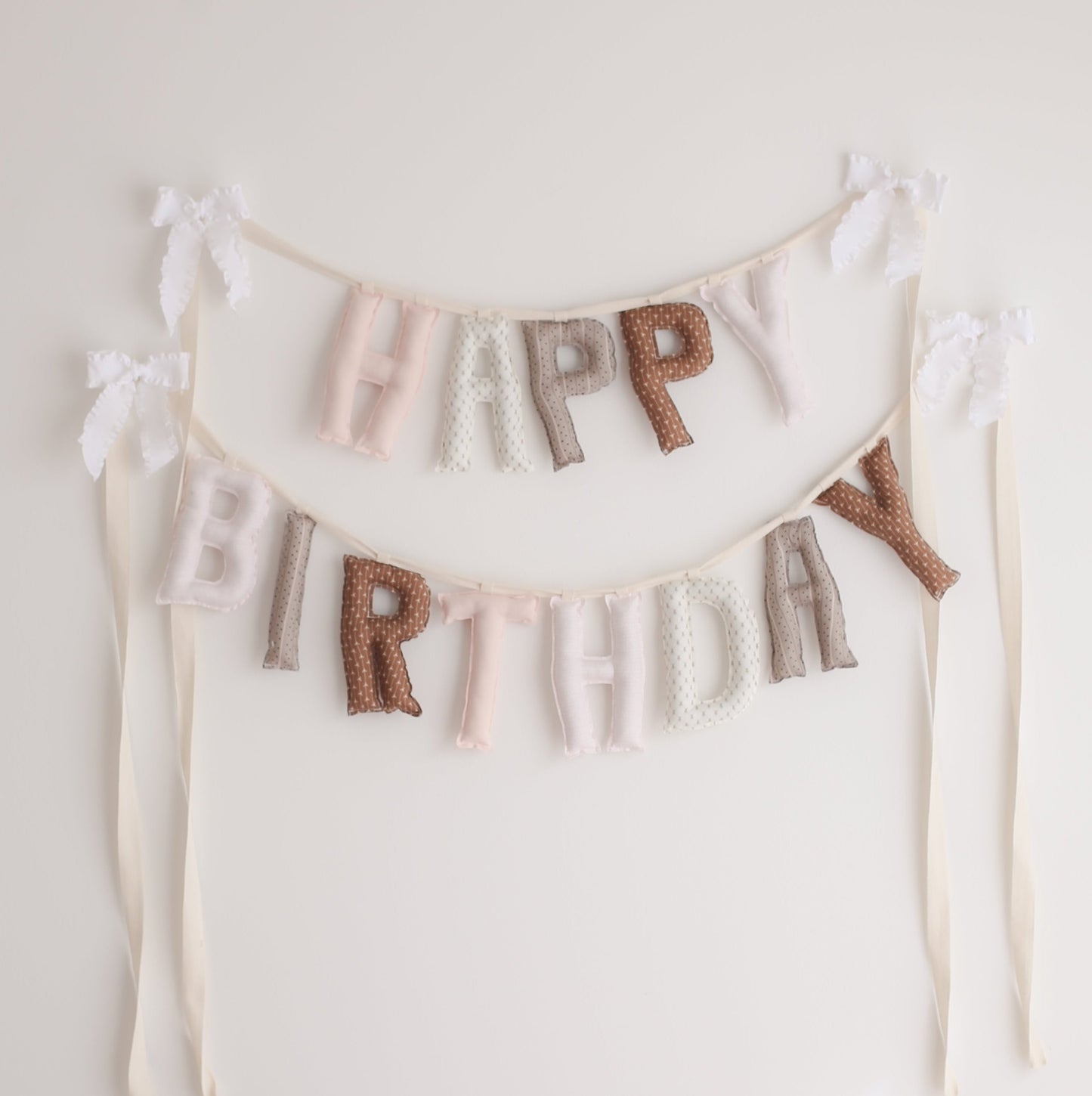 *Rose & Linen* Handmade Birthday Garland
