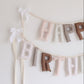 *Rose & Linen* Handmade Birthday Garland