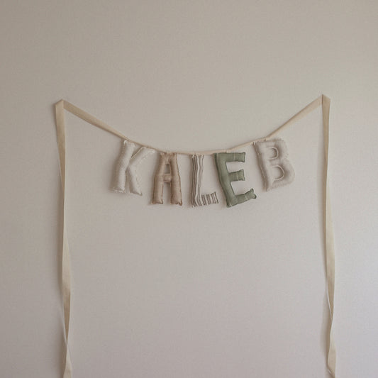 Mosswood Morning | Personalized Name Garland