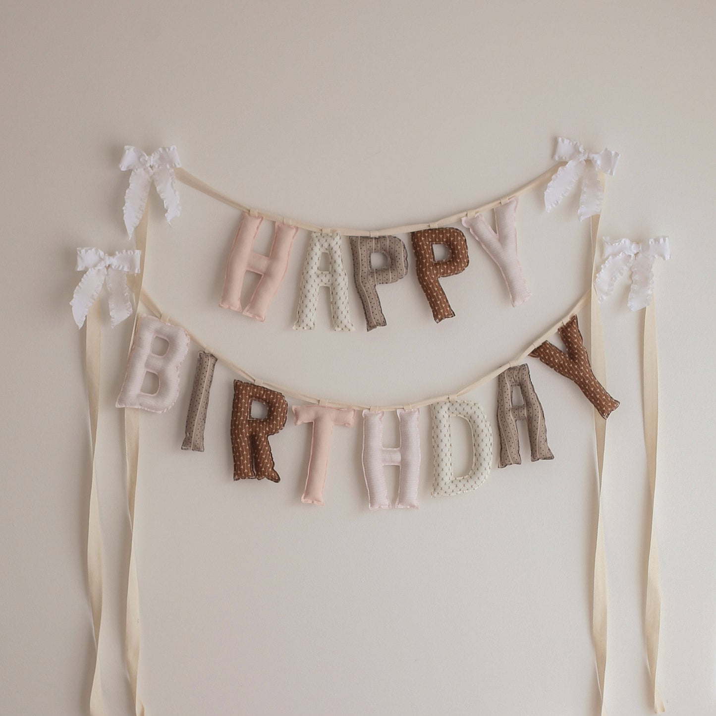 Rose & Linen | Happy Birthday Garland