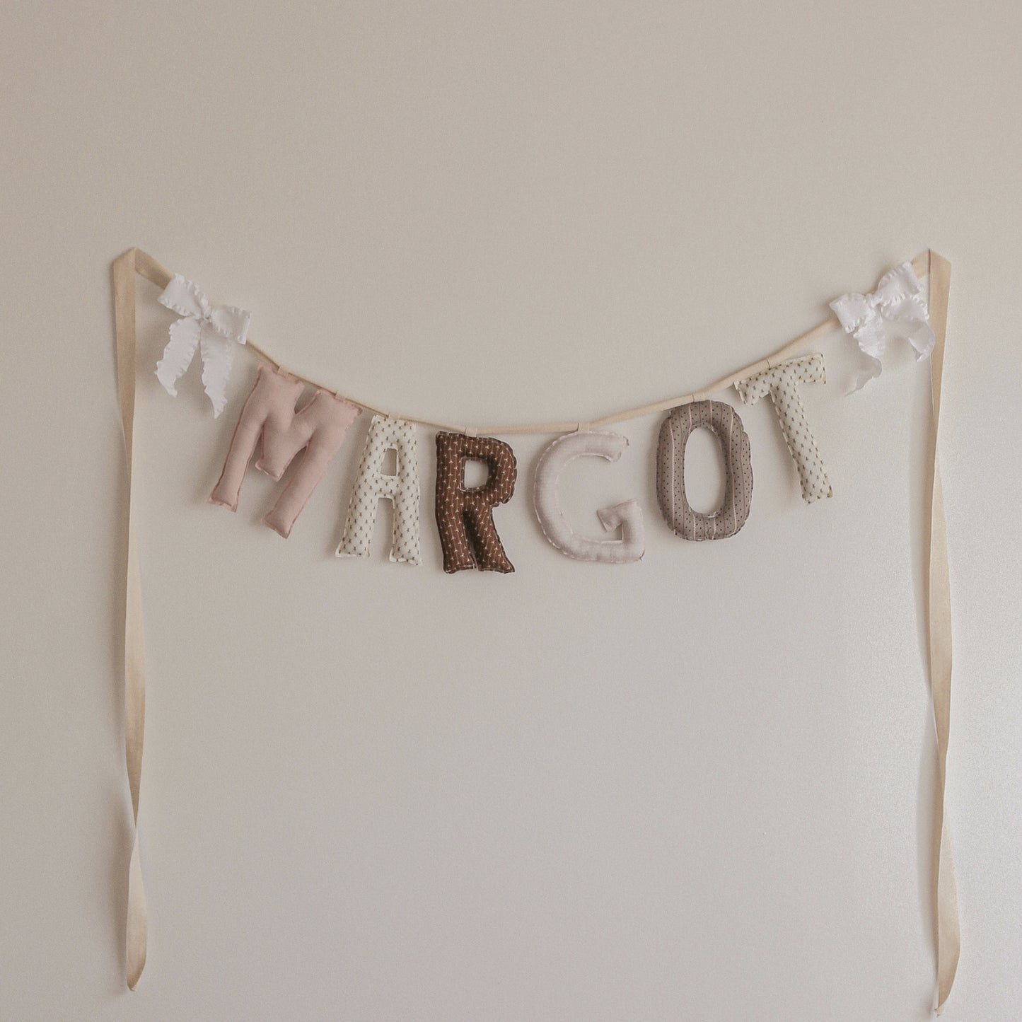 Rose & Linen | Personalized Name Garland
