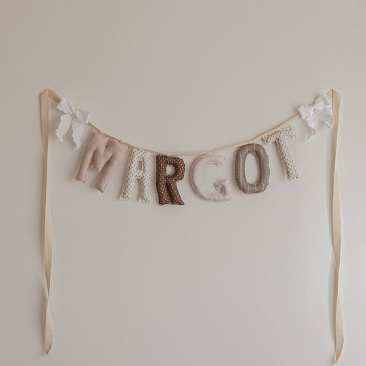 Rose & Linen | Personalized Name Garland