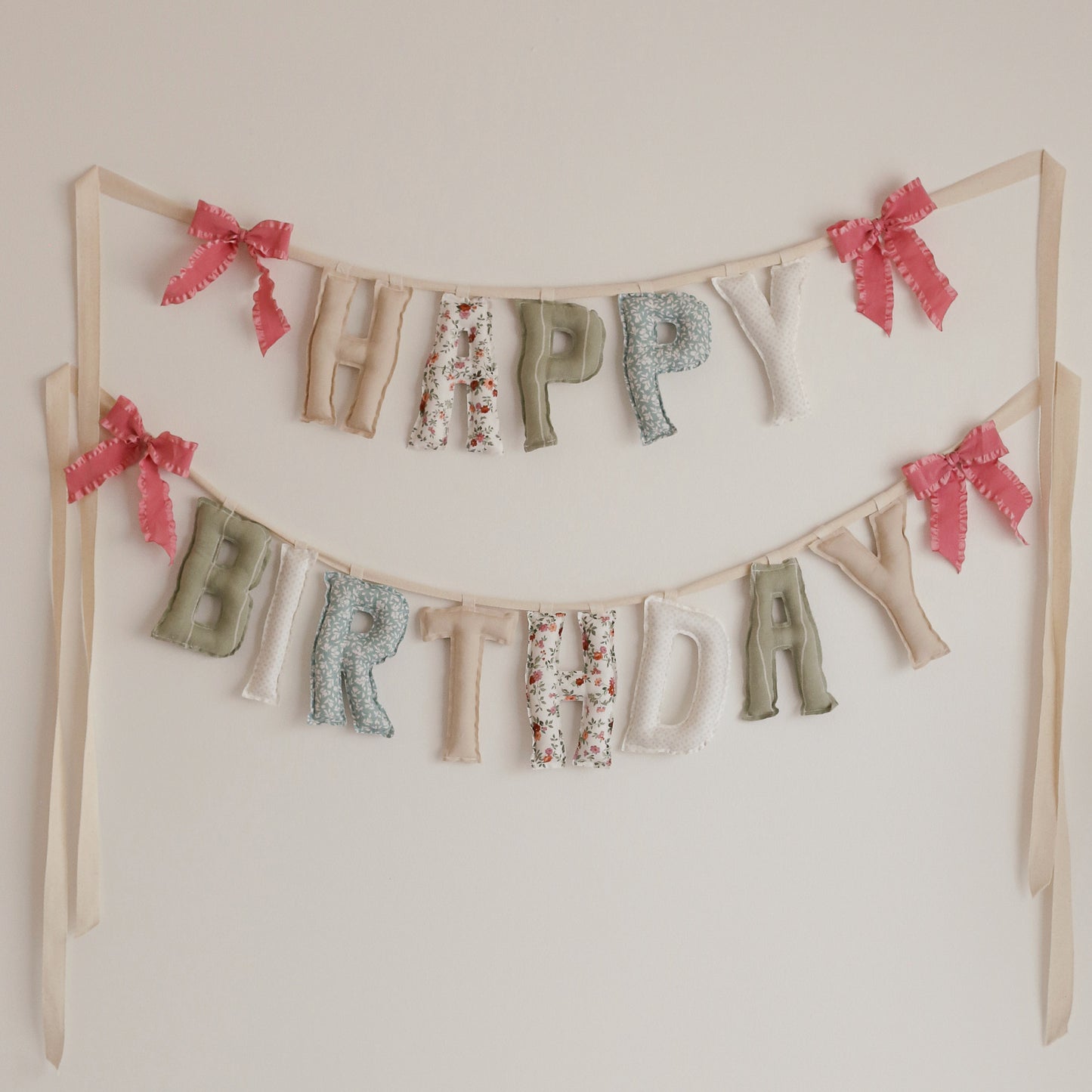 Whispering Blooms | Happy Birthday Garland