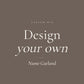 Design your own Custom Mix name garland by Social Heirloom